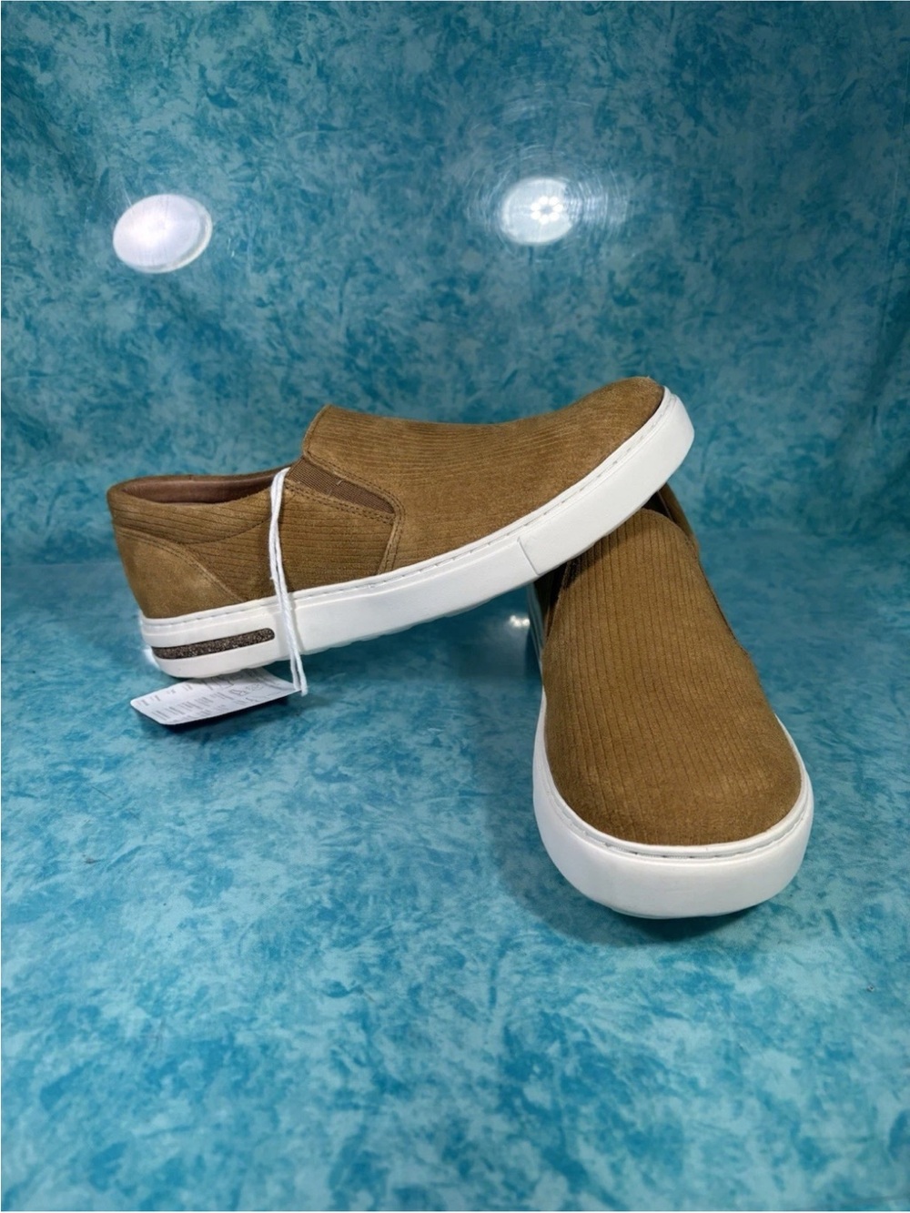 Birkenstock Oswego Men’s Brown Low Top Suede Casual Slip On Shoes Size 13